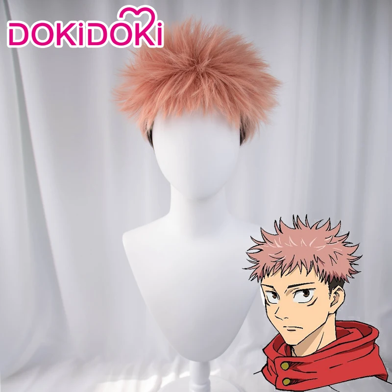 PRE SALE Dokidoki аниме Косплэй Jujutsu кайсен Юдзи Itadori парик костюм парик|Игровые костюмы| |