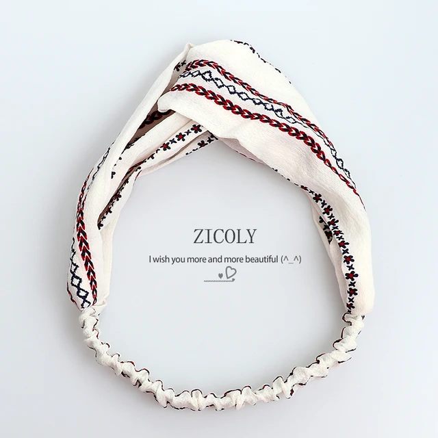 New Women Fashion Hair bands Cross Knot Elastic Hair Band Korean face wash hair band girl small fresh HairBands Hair Accessories style-34