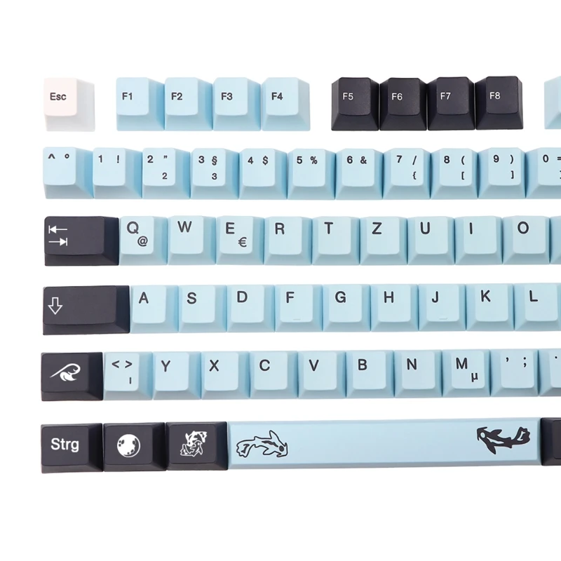 ▷ Iso Layout Keycap Set 134 Key Cherry Profile PBT 【 2023 】