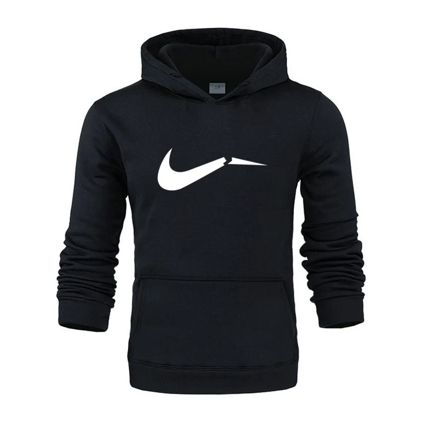 

Threaded cuff hoodies street wear solid color printed hoodies sweatshirts for men fashion spring hip hoodies pullovers 2019 new