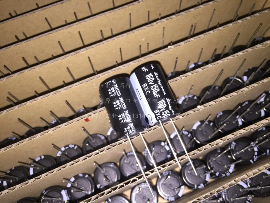 5 предметов в лоте, 10 шт. 150 мкФ 160V RUBYCON БСК 16x25mm высокий ток пульсации долгий срок службы 160V150uF Алюминий электролитических конденсаторах