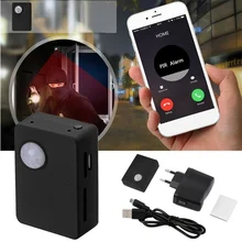 Mini équipement et alarme infrarouge GSM MMS et appel, capteur quadri bande avec caméra, micro moniteur x9009 Durable et léger 