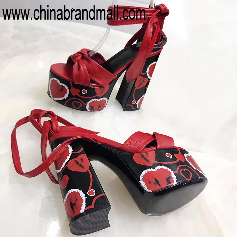 

Strange Heel High Platform Sandals 2019 Women Pumps Sexy High Heels Sandals Ankle Strap
