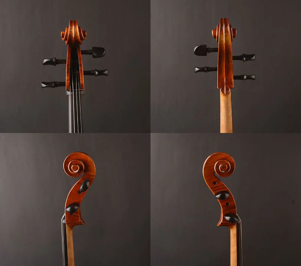 Yitamusic A Strad Style Advanced Flamed Cellos MC5000