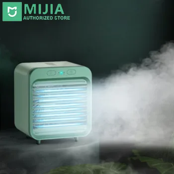 

Xiaomi Fan Cooling Humidifier Mist Spray Can Add Water Ice With Water Tank 200ml Usb Charger Multifunctional Air Conditioning