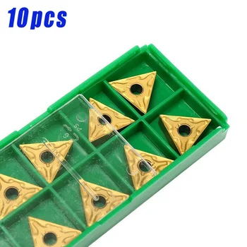 

10pcs CNC Carbide Inserts TNMG160404 For Lathe Turning Boring Metalwork Tool
