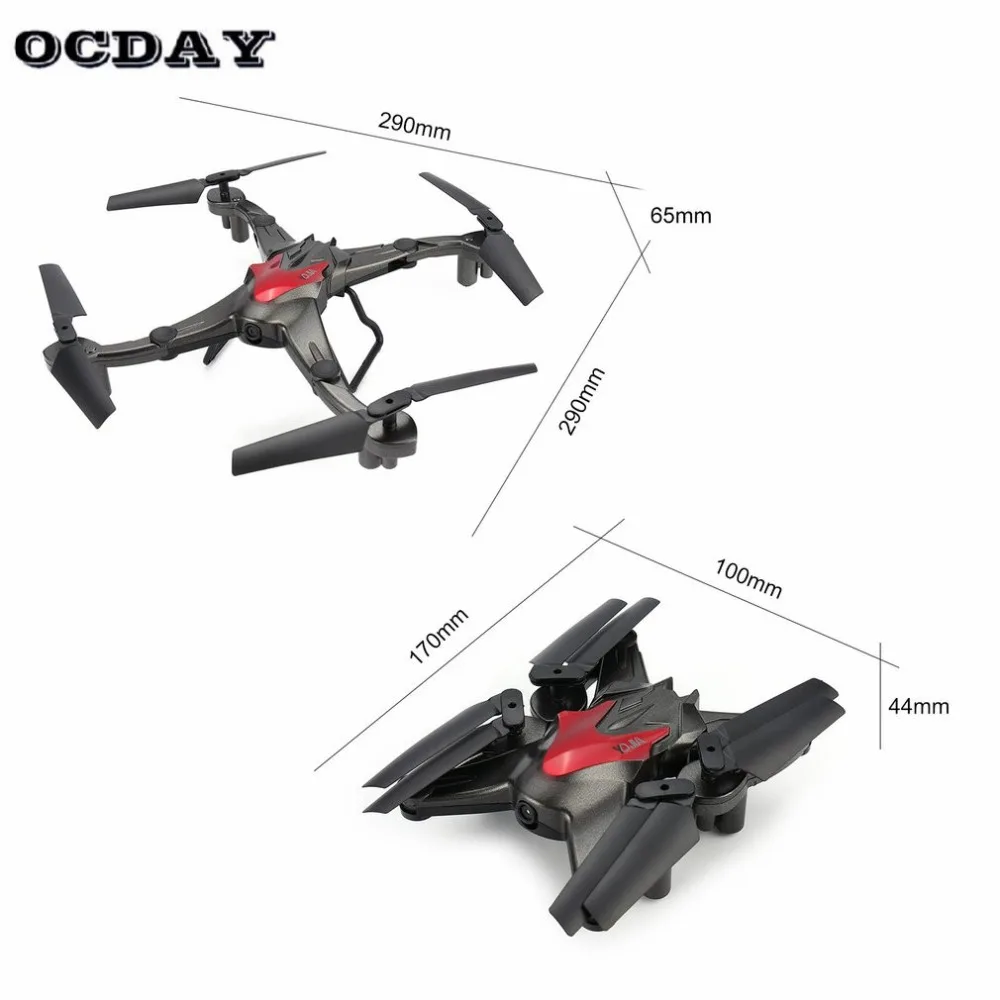 D70WG 6-axis Drone 0.3MP Wifi Camera FPV RC Foldable Quadcopter Aircraft with Altitude Hold Headless 3D Flips Speed Switch
