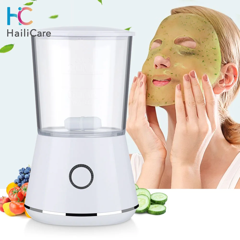 Mini Facial Mask Machine Collagen Home DIY Maker Natural Fruit Vegetable Automatic Face Cream Making Skin Beauty | Красота и здоровье