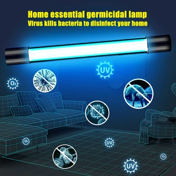

110/220V UV Disinfection lamp Home Decoration Submersible UV Light Aquarium Sterilizer Pond Fish Tank Germicidal Clean Lamp