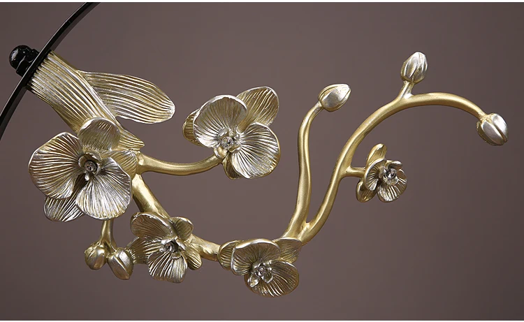 Китайские металлические фигурки лотоса, украшение из смолы, цветы, фэншуй, для дома, гостиной, стола, статуя, офисные украшения, ремесла, подарок для открытия