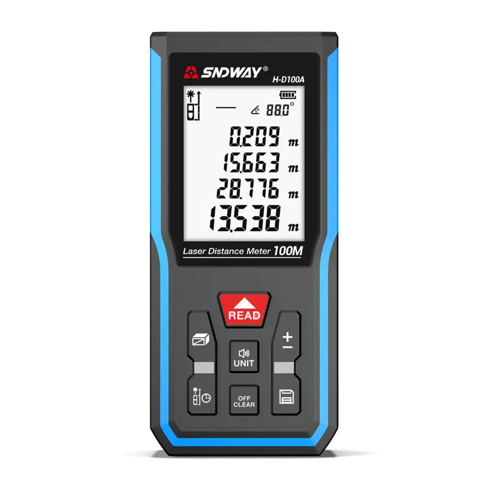 

Sndway 2019 New H-D510A 50m 70m 100m 120m Handheld Digital Laser Distance Meter Rangefinder Laser Range Finder