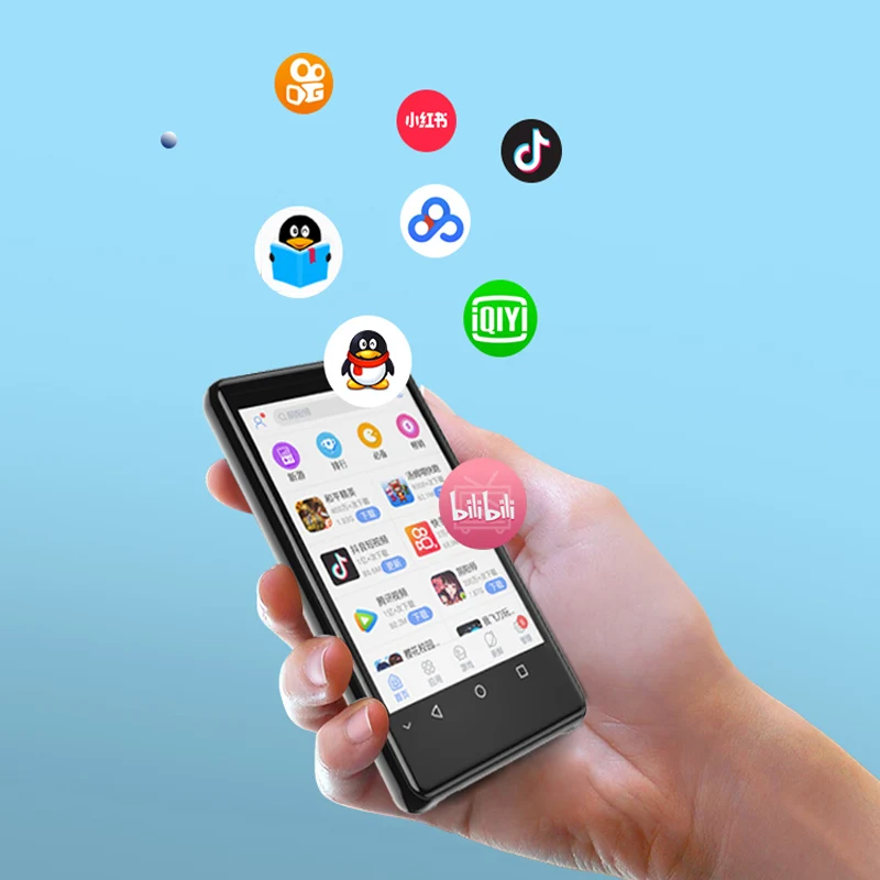 Ruizu H6 mp4 WIFI bluetooth full Touch 4 0 дюймовый IPS экран MP3 плеер может попасть в интернет FM Радио