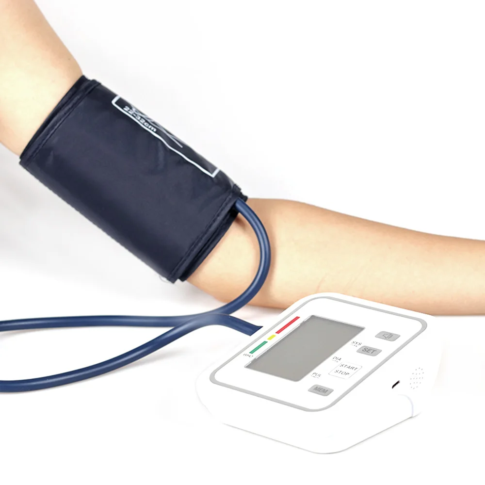 Автоматический электронный монитор артериального давления, большой ЖК-дисплей, Интеллектуальный прибор для измерения артериального давления