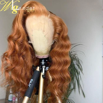 

Wigleader Remy Human Hair Lace Front Wigs Preplucked 180% Density Loose Wave Lace Frontal Wigs Remy Human Hair Wigs