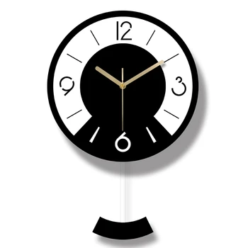 

Creative Mute Modern Design Large Wall Clock Clocks for Home Kitchen Living Room Decor Battery Operated Silent