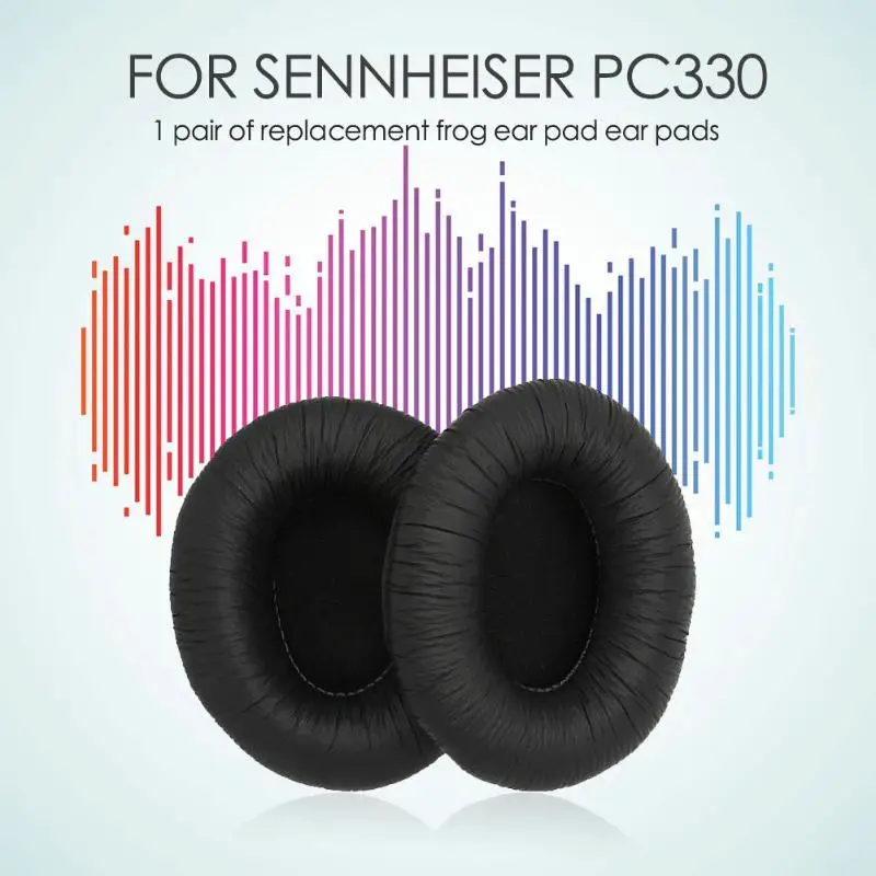 ALLOYSEED 1 пара ПУ кожаные подушечки для ушей Подушка Sennheiser PC 330 333D 151 166 наушники Мягкие накладки для наушников Sennheiser