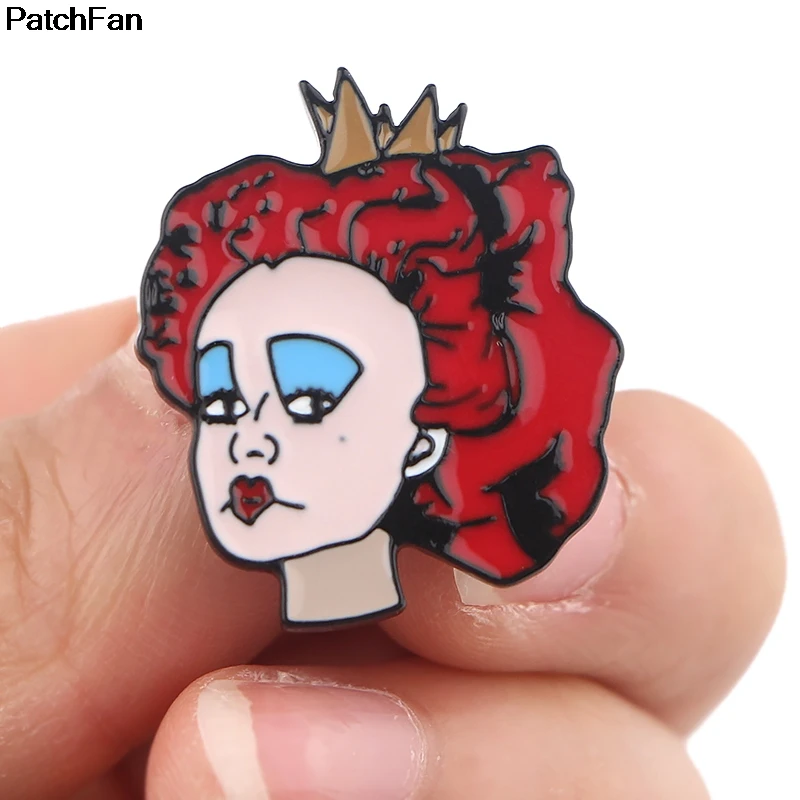 A2609 Patchfan модные популярные забавные очаровательные милые Мультяшные булавки для детей, мужчин, женщин, броши, аксессуары для одежды, ювелирные изделия, значки