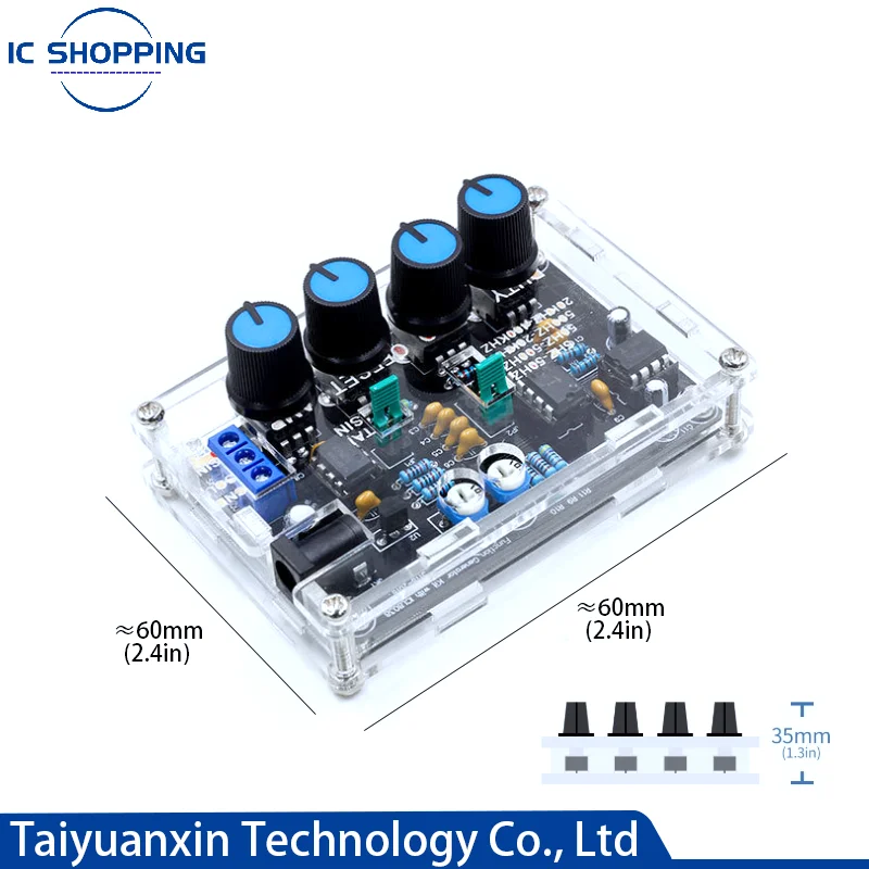 Многофункциональный генератор низкочастотных сигналов ICL8038 XR2206 обновление с