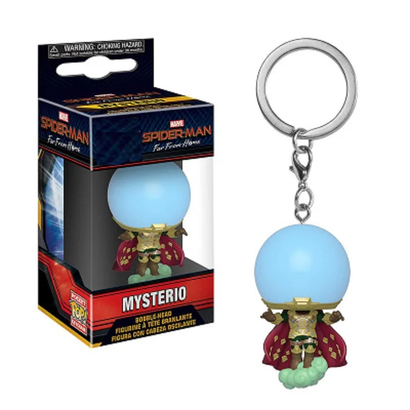 

Action Figure Model Toys Keychain Mysterio Marvel Movie Spider-Man : Far From Home Pocket Pendant Keyring