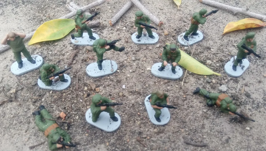 super mini pvc model figure 1: 72 painted modern Israeli soldiers 12pcs/set | Игрушки и хобби