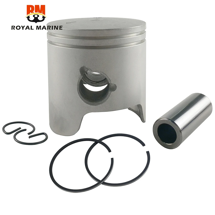 6K5-11631 Piston And Ring 6K5-11601 STD For Yamaha Outboard Motor 2T 60HP 3CYL Powertec Parsun T60 6K5-11631-03 6H3-11631-01-96