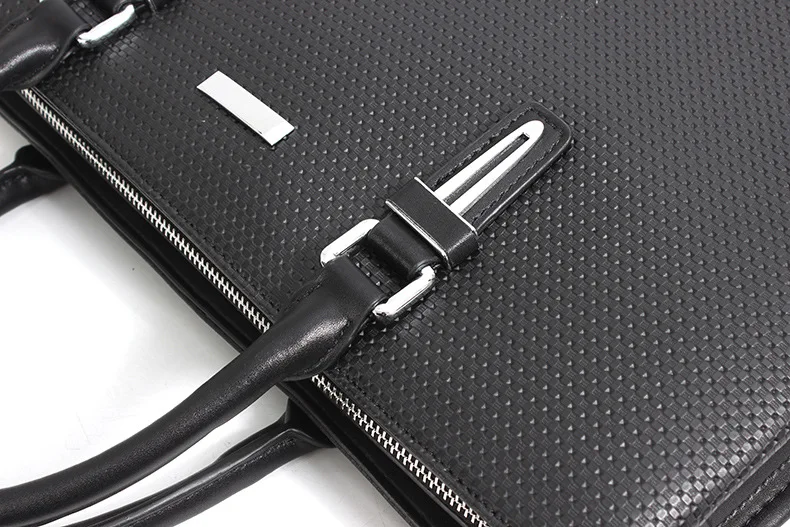 New Leather Men's Handbag Men's Business Handbag Case Leather Briefcase Head Layer Leather Handbag Man