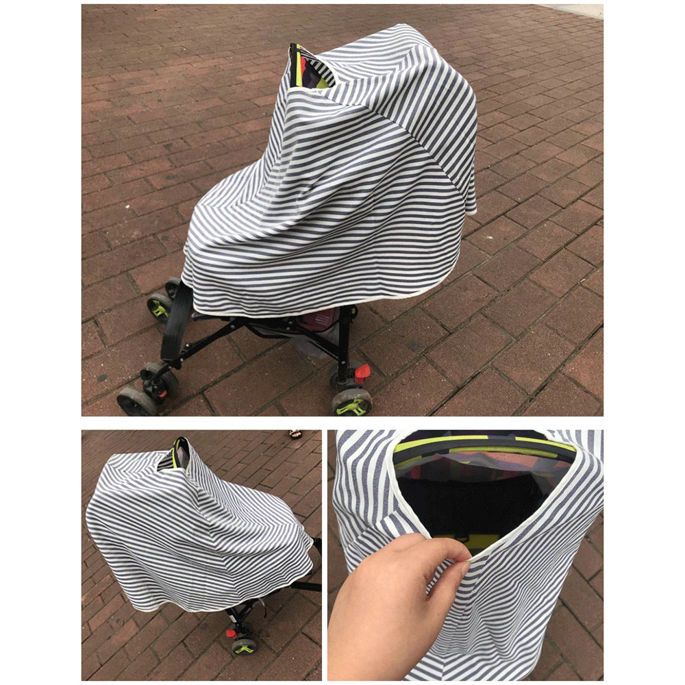 Breastfeeding Cover Cotton Breathable Maternity Privacy Apron Anti-lighting Outdoor Baby Carseat Feeding Nursing Cover Shawl