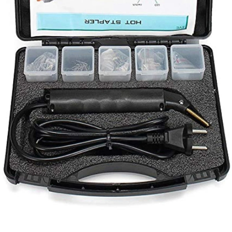 

Hot Stapler Plastic Car Bumper Repair Kit Bodywork Fender Fairing Welder Tool Professional Welding Repairing Welding Machine, 20