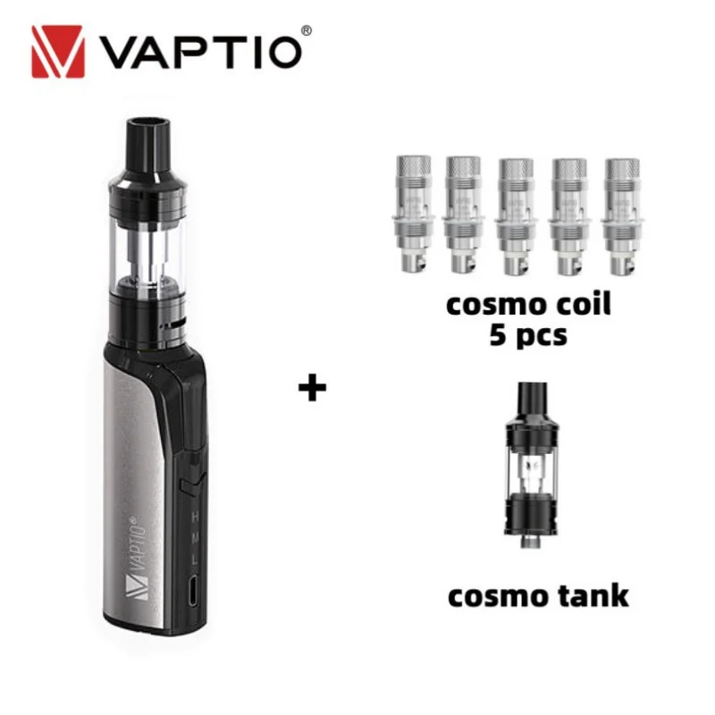 1 Original Vaptio Cosmo Vape Kit 2ml Tank 30W Mod 1500mAH Electronic Cigarettes