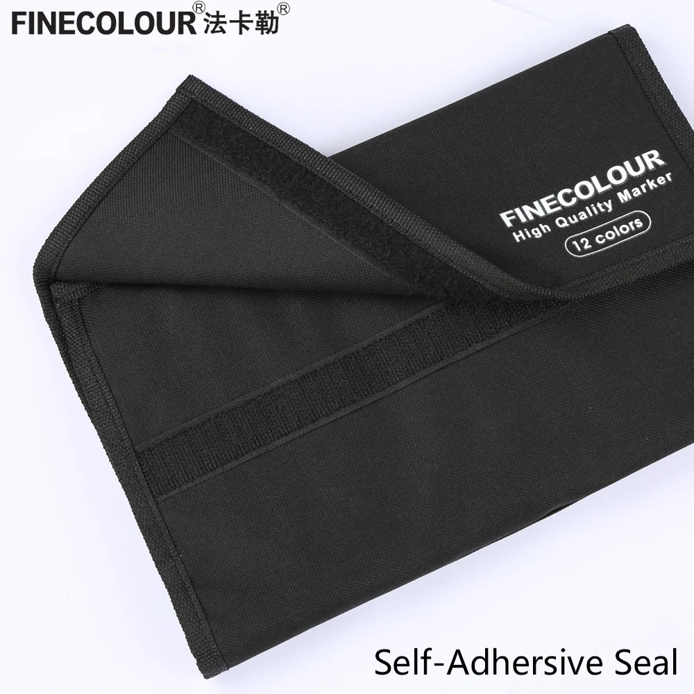 Фломастеры FINECOLOUR чехол ручка большие сумки на молнии для художественных