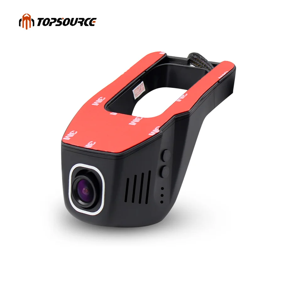 Автомобильный видеорегистратор TOPSOURCE 1080P Novatek широкоугольный мини WIFI|dash cam|night vision
