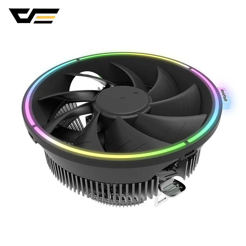 

darkFlash CPU Air Cooler 3Pin Radiator RGB 120mm Cooler CPU Cooling Computer Case for LGA 1366/1156/1155/1150 AM4/AM3