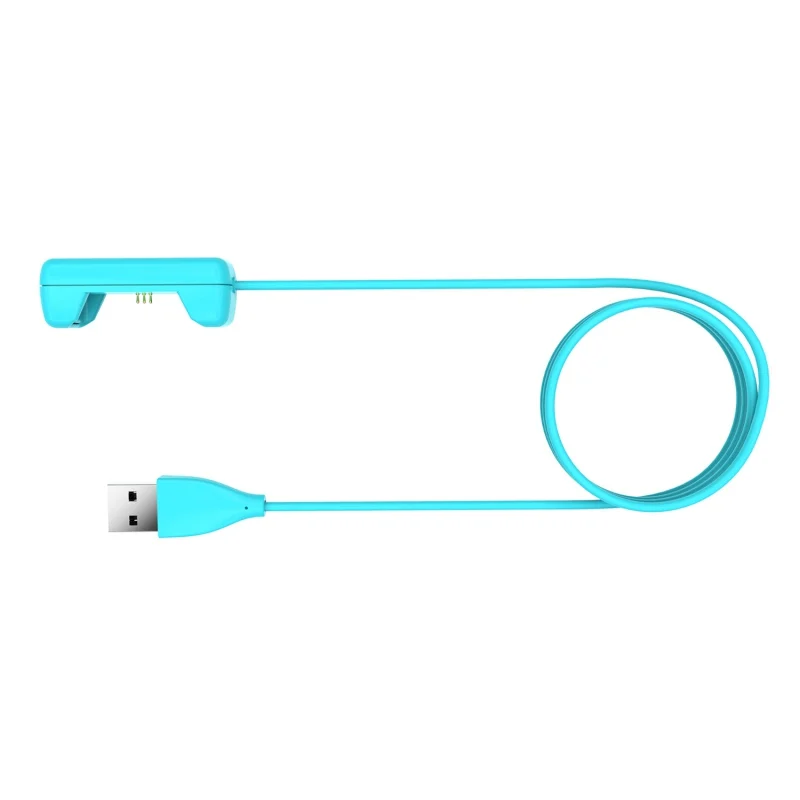 Синий Замена зарядного устройства USB кабель Шнур для зарядки 2 трекер умный Браслет-повязка часы - Цвет: Синий