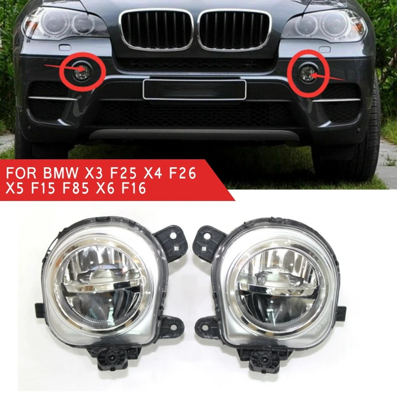 Пара противотуманных фар pcmos для переднего бампера светодиодные фары BMW X3 F25 X4 F26 X5