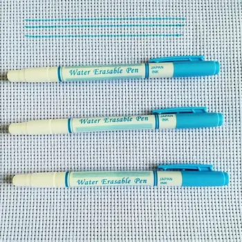 

Double Side 3 Pcs Water Erasable Marker Pen For Tailor Fabric Paint Marker Water Soluble Markers Cross Stitch Sewing Tools