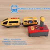RC Electric Train Set Locomotive Magnetic Train Diecast Slot Toy Fit for Brio Wooden Train Railway Track Toys for Kids Gifts 5