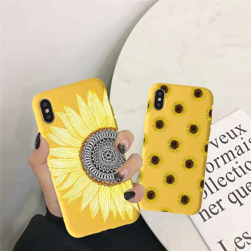 Милый Летний чехол JAMULAR для телефона с маргариткой подсолнухом iPhone 11 Pro 8 7 XS MAX XR X 6