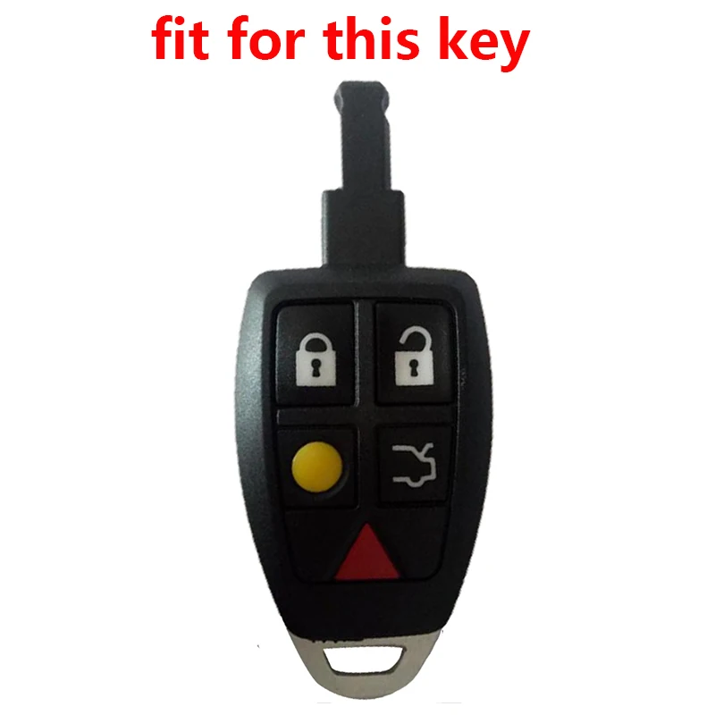 Силикагель Автомобильный ключ чехол для VOLVO S40 C30 C70 A93 Porta Llaves Pared Каса Автомобильный ключ Mercedes Обложка для ключей от автомобиля