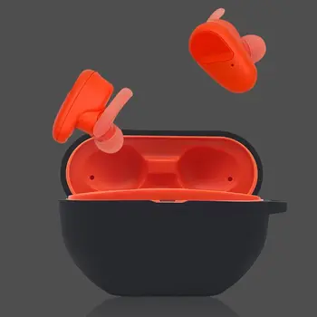 

Anti-fingerprint Dust-proof Protective Cover Silicone Case with Carabiner for -SONY WF-SP800N Truly Wireless Earphone