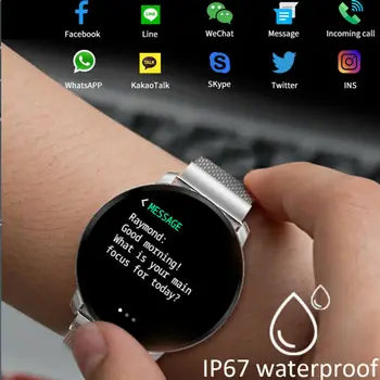 

CF68 Bluetooth Smart Watch Heart Rate Oxygen Blood Pressure Sport Fitness Tracker