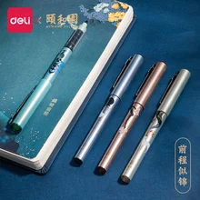 Deli 4 шт гелевая ручка летняя серия гелевых ручек 05 мм Студенческая