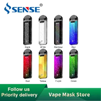 

NEW Sense Sidekik Pod Starter Kit 460mAh Buil-in Battery with 2ml Capacity Pod & Air-draw Switch Electronic cigarette Vape KIT