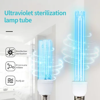 

E27 UVC Ultraviolet UV Light Tube Bulb Disinfection Lamp Quartz Ozone Sterilization Mites Lights Germicidal Lamp Bulb