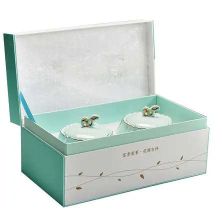 Двойной Чай Подарочная коробка контейнер для упаковки ПУ-эр контейнеры для чая Герметичный для конфет и чая цилиндра Искусство ремесло - Цвет: L