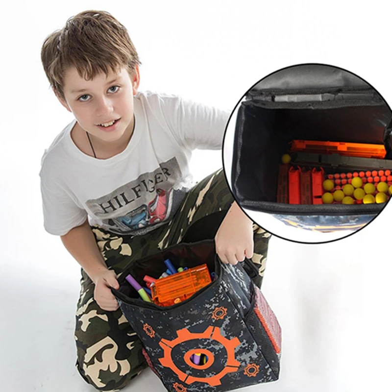 AMS-Kids Target Bag детская сумка с мишенью для хранения сумка для переноски оборудования для Nerf N-strike Elite Series
