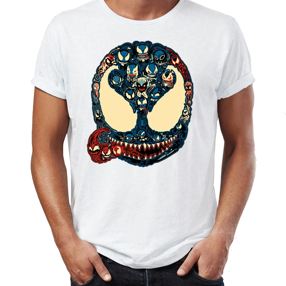 

Hip Hop Men T-shirts Those Lil Venom Spiderman Spidey Artsy Awesome Artwork Printed Street Guys Tees Swag 100% Cotton Camiseta