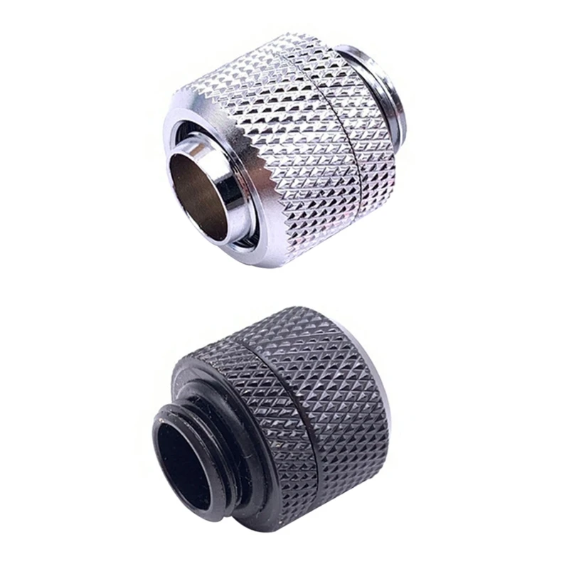 Macio da Compressão do Tubo para o Sistema de Refrigeração da Água do Computador Através da Junção Encaixe Computador Aperte Rapidamente Reta 10x16mm g1 - 4 do 1 G1 4
