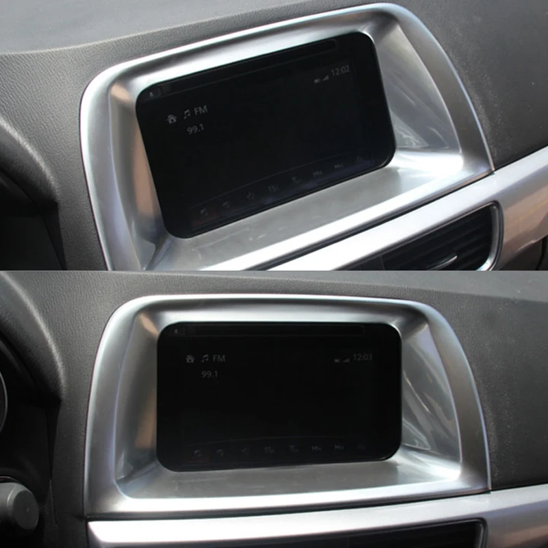 Для Mazda CX 5 CX5 2015 2016 ABS матовая Центральная панель управления декоративная крышка