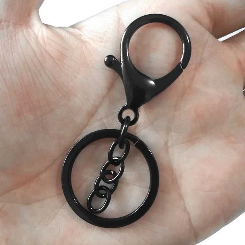 2 шт./лот золотой серебряный цвет брелок с пряжкой-лобстером для самостоятельного