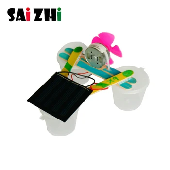 

Saizhi Solar Boat Toys Kids Technology Invention Science Experiment DIY Toy Science Model Accessories STEM Assembly Model Toys